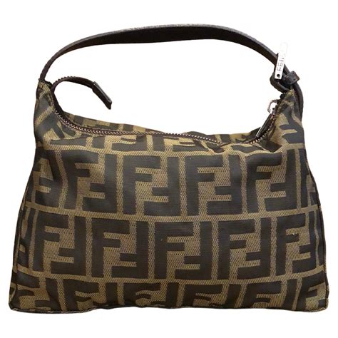 brown forever fendi pouch on hand|old Fendi bags for sale.